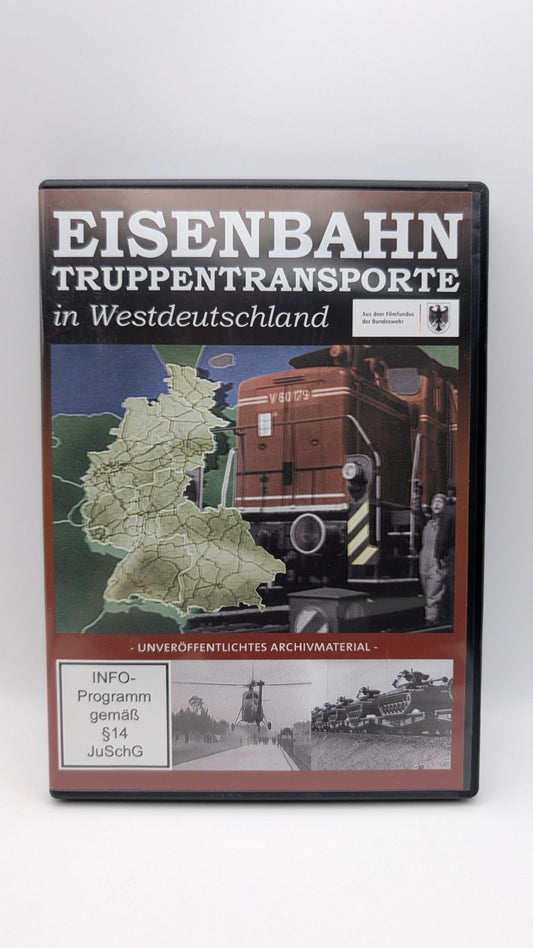 Eisenbahn Truppentransporte in Westdeutschland - DVD