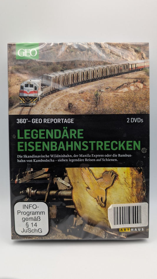 Arthaus - Legendäre Eisenbahnstrecken - 360° GEO Reportage - DVD
