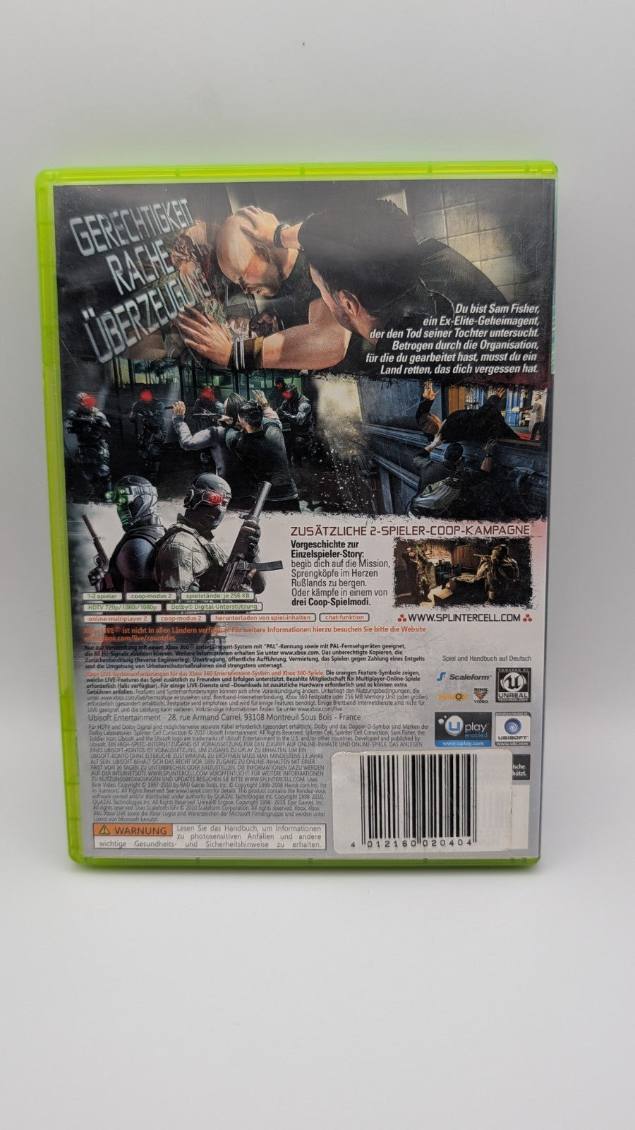 Tom Clancy's Splinter Cell Double Agent Blacklist Conviction - Xbox 360