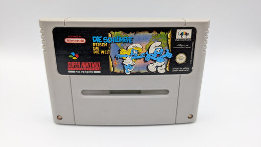 Die Schlümpfe Reisen um die Welt - Modul - Super Nintendo SNES