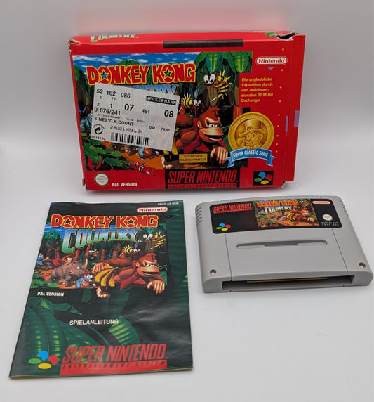 Donkey Kong Country - OVP - Modul - Anleitung - Super Nintendo SNES