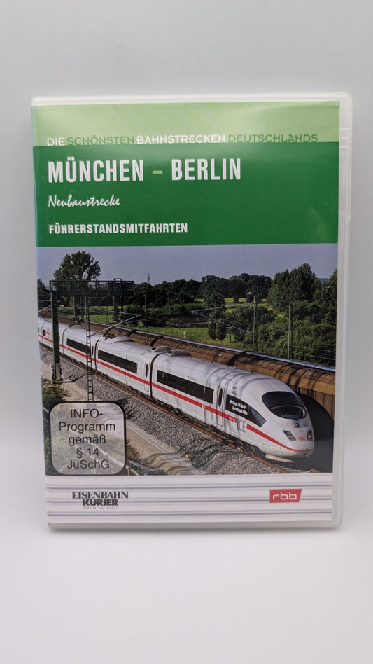 Eisenbahn Kurier - München - Berlin - Führerstandsmitfahrten - DVD