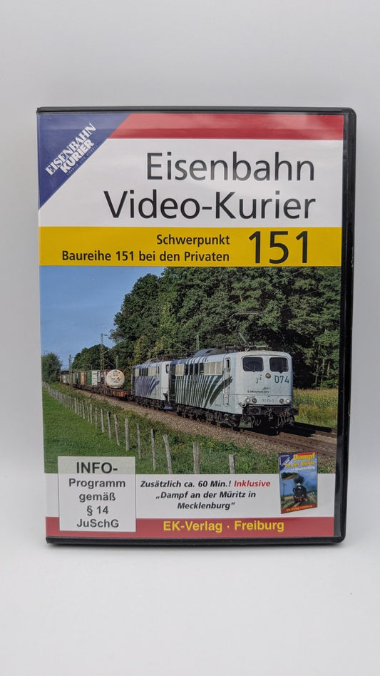 Eisenbahn Vidoe Kurier 151 - Schwerpunkt Baureihe 151 bei den Privaten - DVD