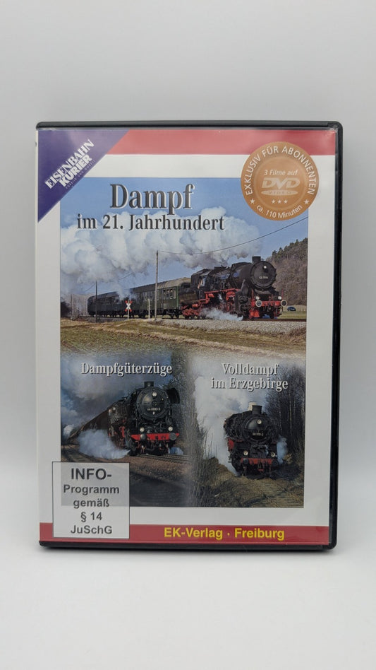 Eisenbahn Kurier - Dampf im 21. Jahrhundert - Dampfgüterzüge - Erzgebirge - DVD