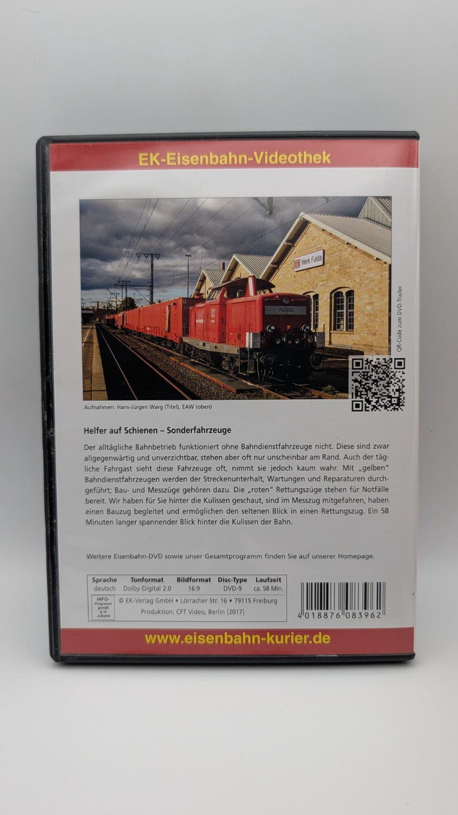 Eisenbahn Kurier - Sonderfahrzeuge - Helfer auf Schienen - DVD