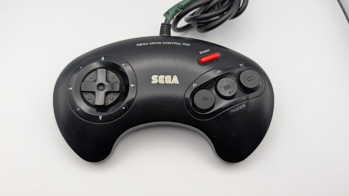 Teildefekt - Sega Mega Drive 16-Bit Konsole 1x Original Controller