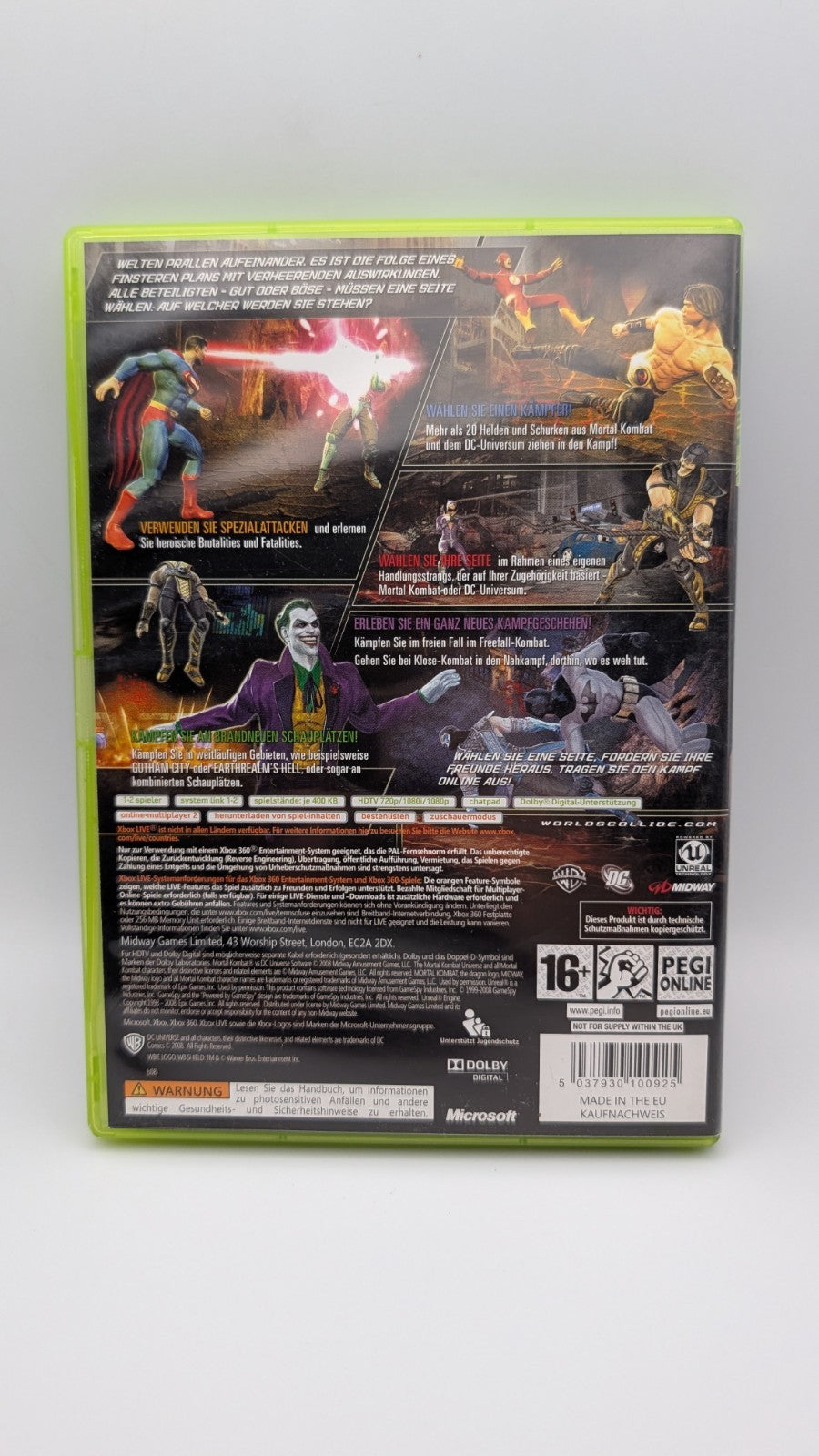 Mortal Kombat vs. DC Universe - Microsoft Xbox 360