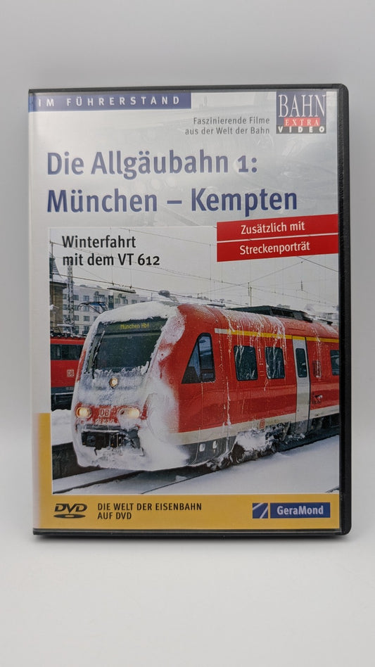 Im Führerstand - Die Allgäubahn 1 - VT 612 - Bahn Extra Video Geramond - DVD