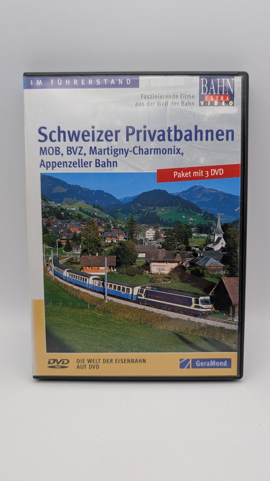 Im Führerstand - Schweizer Privatbahnen MOB BVZ Bahn Extra Video Geramond - DVD