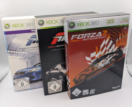 Forza Motorsport 2 + 3 + 4 Limited Collector's Edition - Microsoft Xbox 360