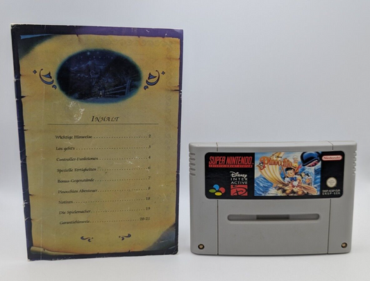 Pinocchio - Modul - Anleitung - Super Nintendo SNES