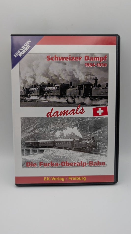 Eisenbahn Kurier - Schweizer Dampf 1934-1950 - Die Furka-Oberalp-Bahn - DVD