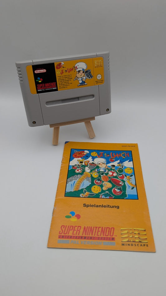Pierre Chef is out to Lunch - Modul - Anleitung - Super Nintendo SNES