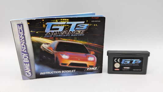 GT3 Advance Pro Concept Racing - Modul - Anleitung - Nintendo GameBoy Advance