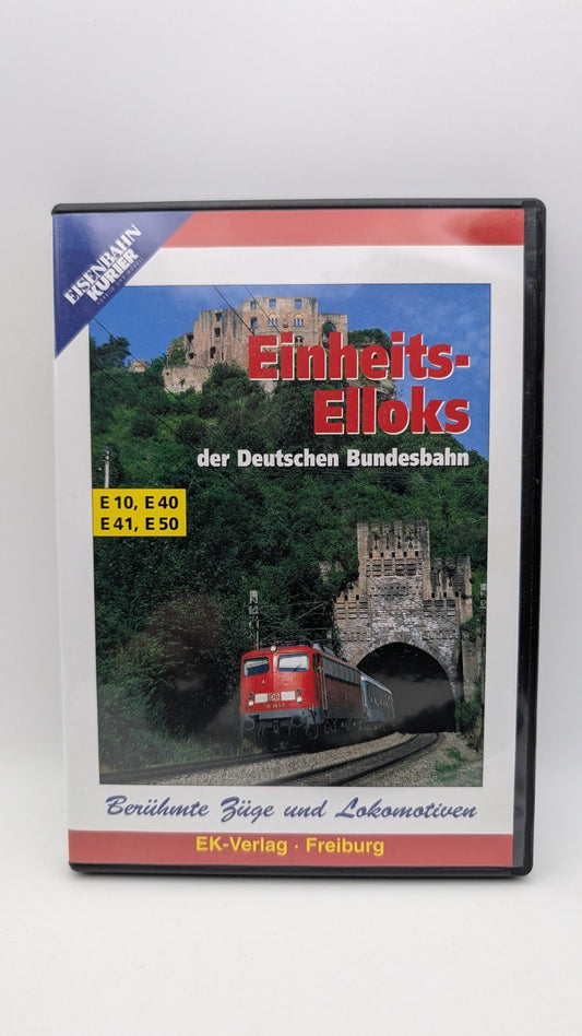 Eisenbahn Kurier - Einheits-Elloks der Deutschen Bundesbahn E10 E40 E41 - DVD