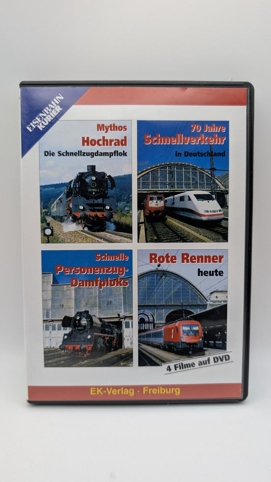 Eisenbahn Kurier - Mythos Hochrad - Rote Renner - Schnellzugdampflok - DVD