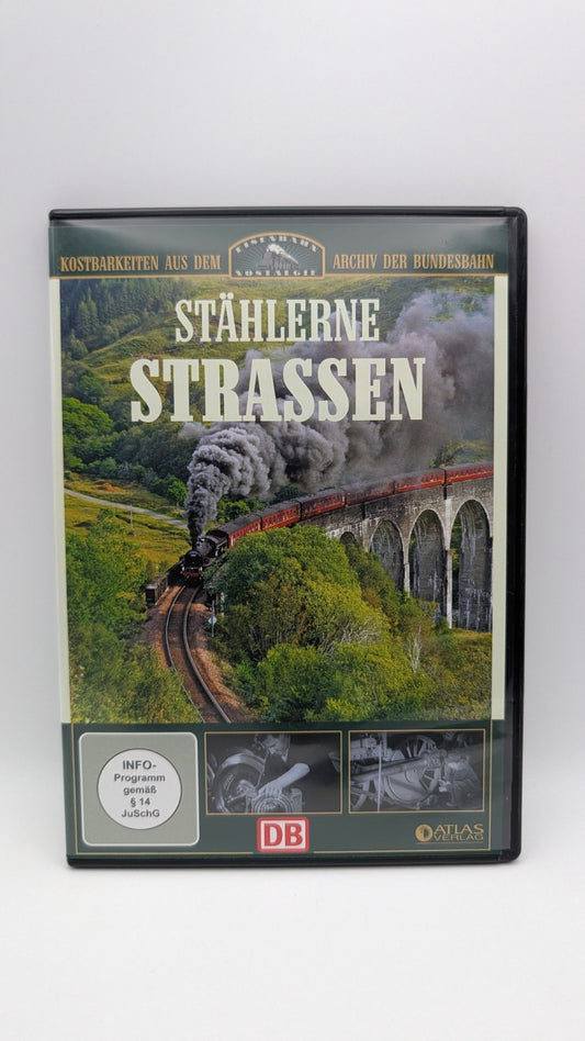 Eisenbahn Nostalgie - Stählerne Strassen - Atlas Verlag DVD
