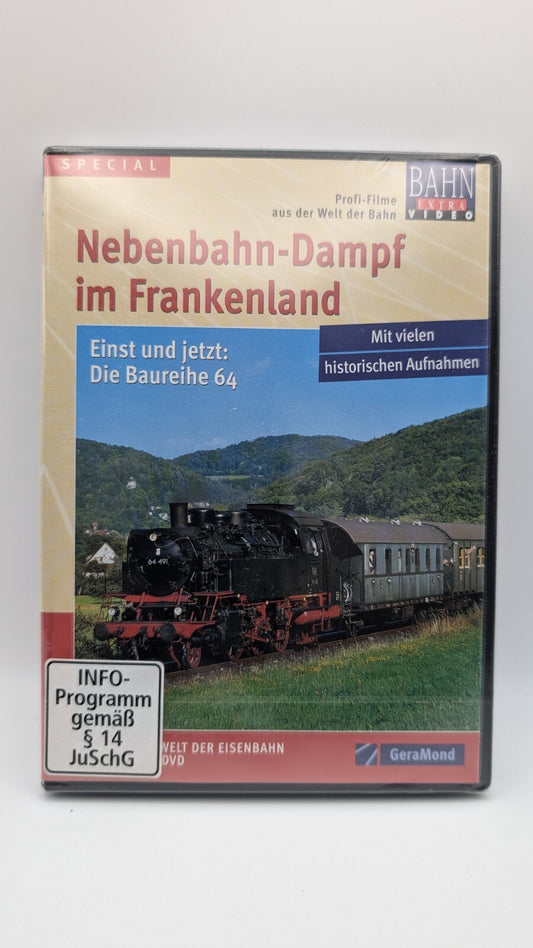Nebenbahn-Dampf im Frankenland Die Baureihe 64 - Geramond Bahn Extra DVD Neu