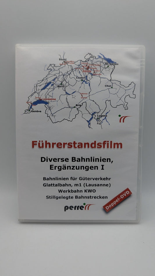 Führerstandsfilm - Diverse Bahnlinien, Ergänzungen I - Perren DVD