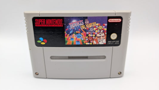 Tetris & Dr. Mario - Modul - Super Nintendo SNES
