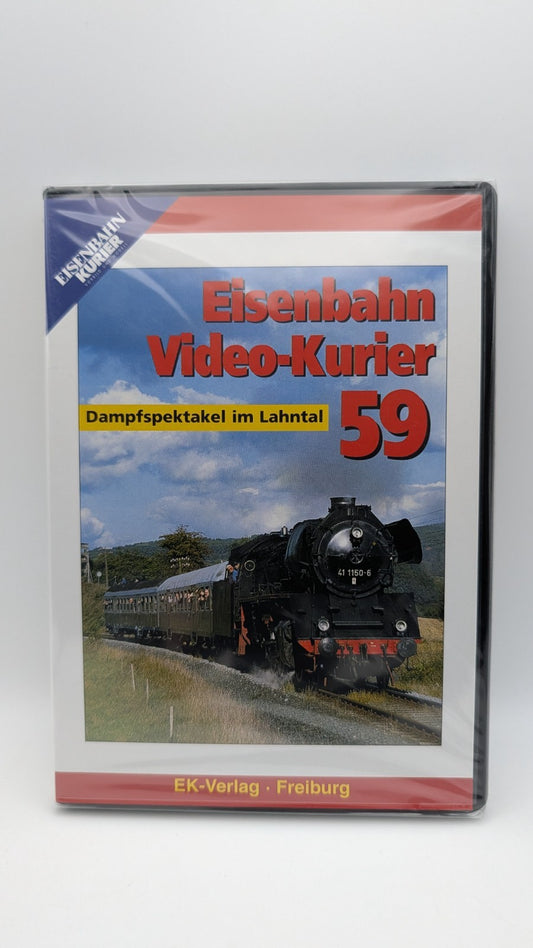 Eisenbahn Video Kurier 59 - Dampfspektakel im Lahntal - DVD NEU