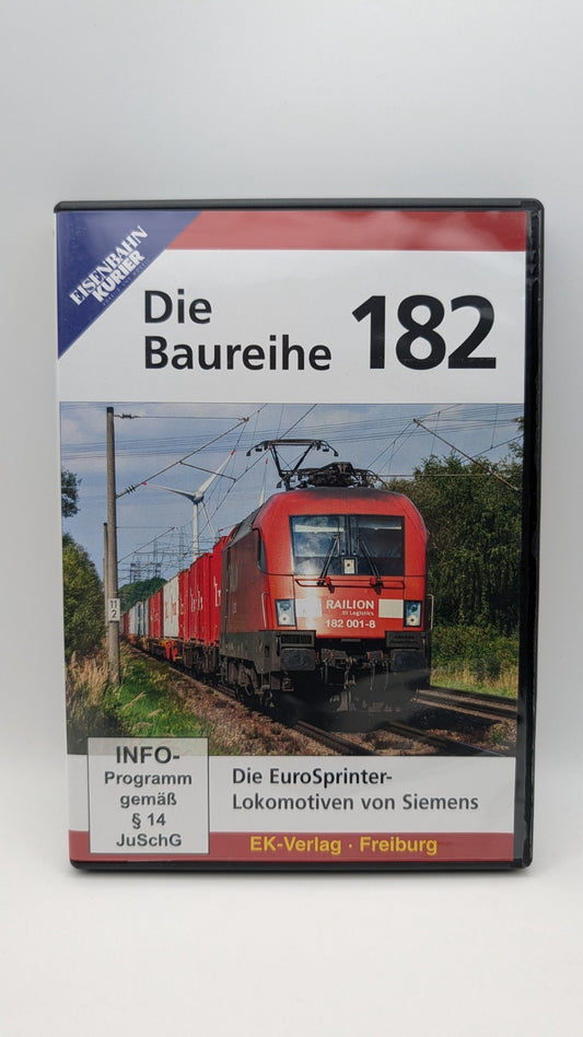 Eisenbahn Kurier - Die Baureihe 182 - EuroSprinter-Lokomotiven von Siemens - DVD