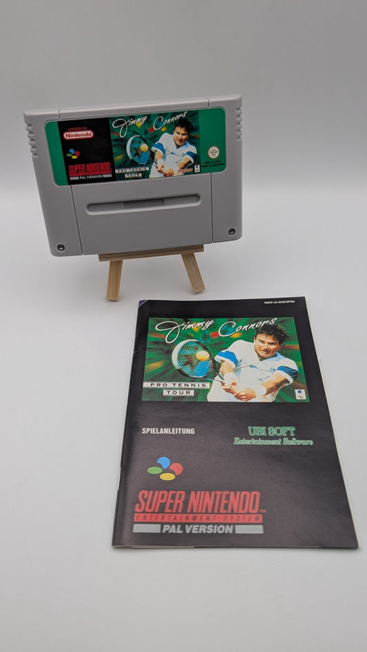 Jimmy Connors Pro Tennis Tour - Modul - Anleitung - Super Nintendo SNES