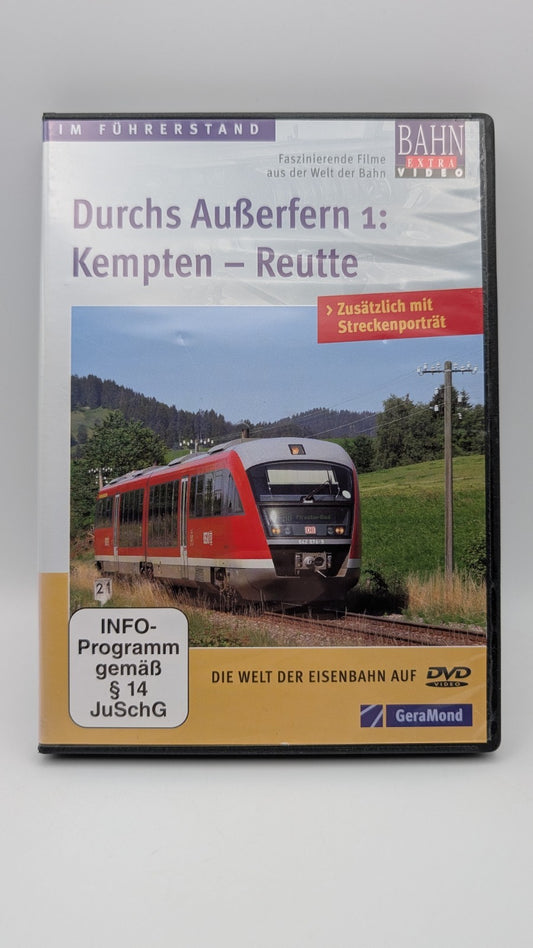 Im Führerstand - Durchs Außerfern 1 - Bahn Extra Video Geramond - DVD