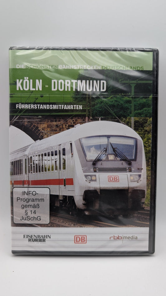Eisenbann Kurier - Köln - Dortmund - Führerstandsmitfahrten - DVD - NEU