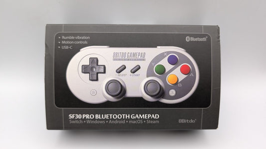 8Bitdo - SF30 Pro Bluetooth Gamepad - Wireless Controller OVP - Switch Windows