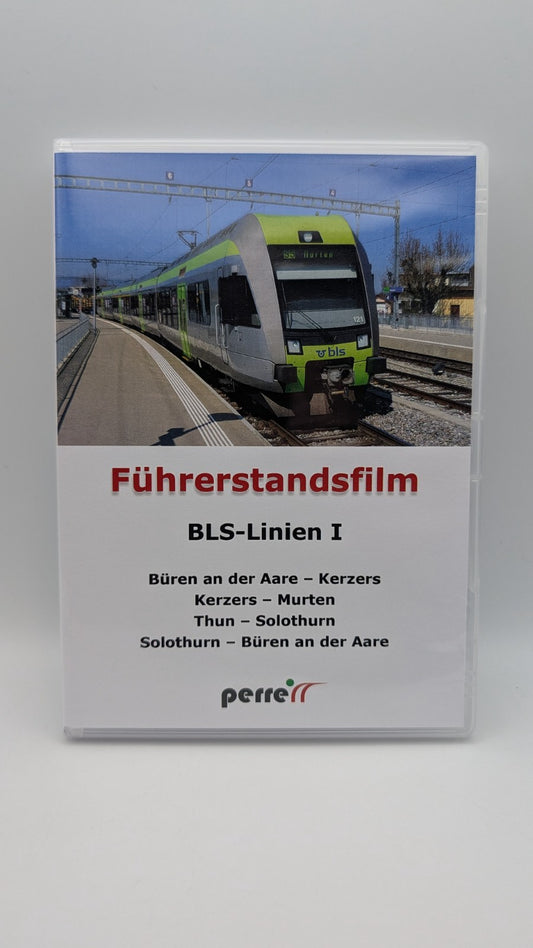 Führerstandsfilm - BLS-Linien I - Büren an der Aare - Perren DVD Eisenbahn