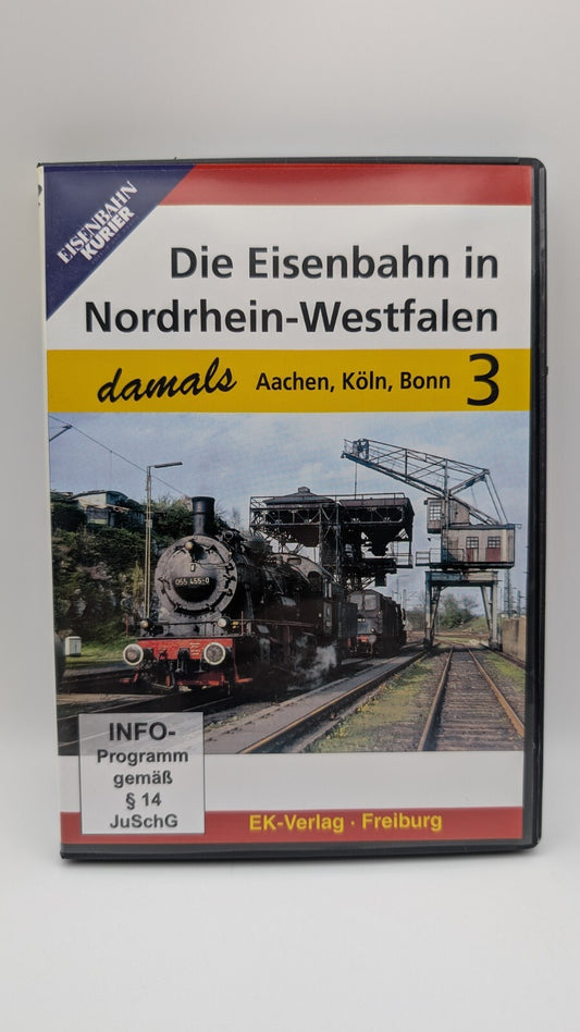 Eisenbahn Kurier - Die Eisenbahn in Nordrhein-Westfalen 3 - damals - DVD