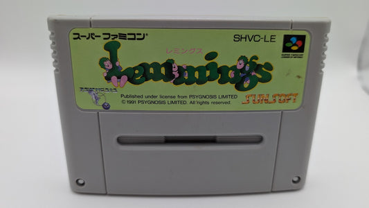 Lemmings - Modul - NTSC-J - Super Famicom SFC