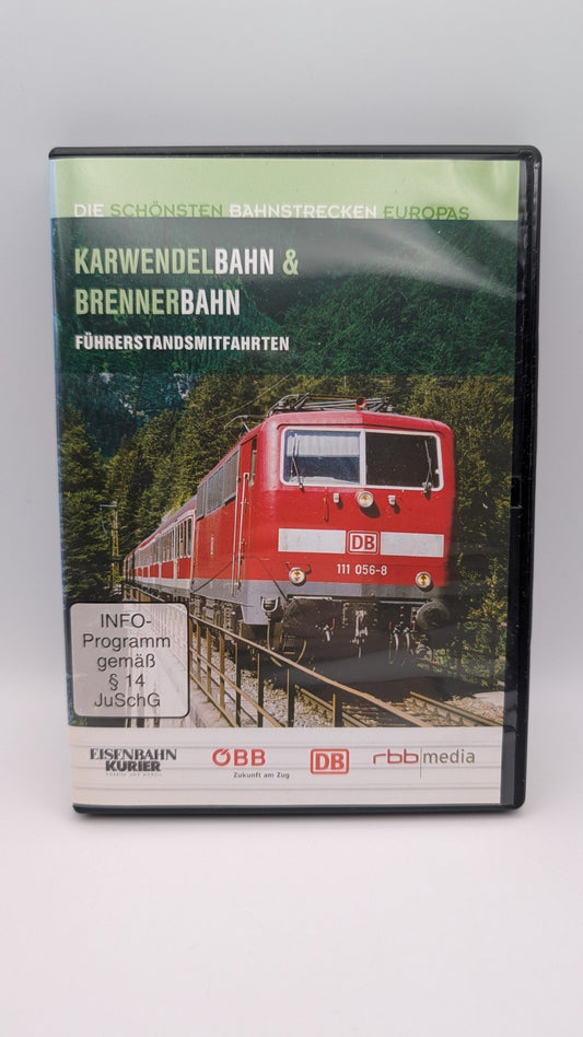 Eisenbahn Kurier - Führerstandsmitfahrten - Karwendelbahn & Brennerbahn - DVD