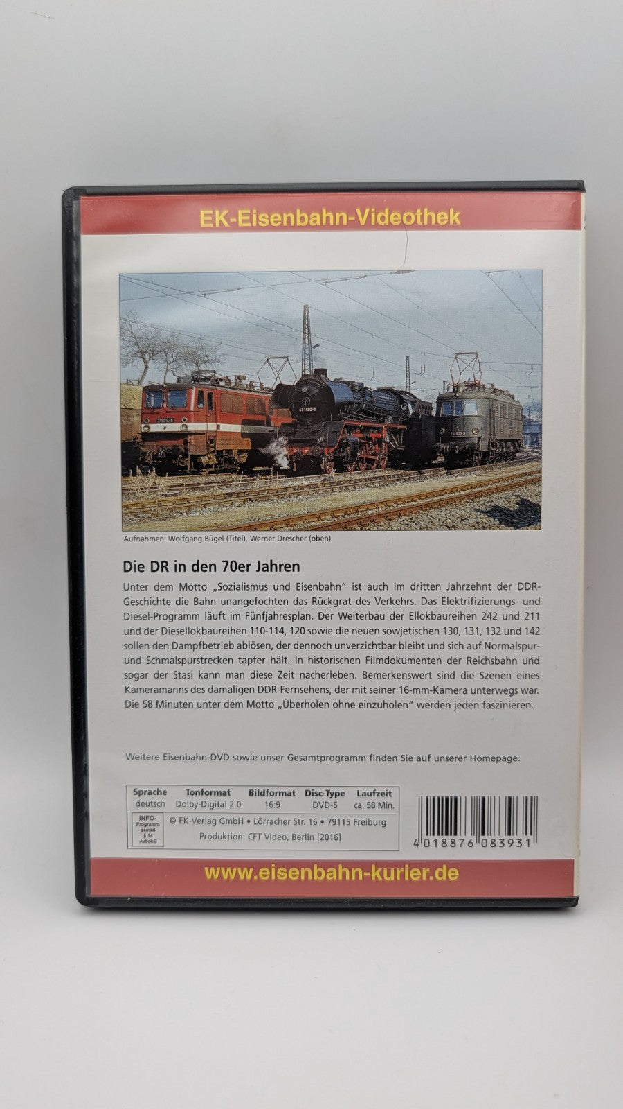 Eisenbahn Kurier - Die DR in den 70er Jahren - Deutsche Reichbahn - DVD