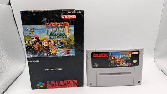 Donkey Kong Country 3 - Modul - Anleitung - Super Nintendo SNES