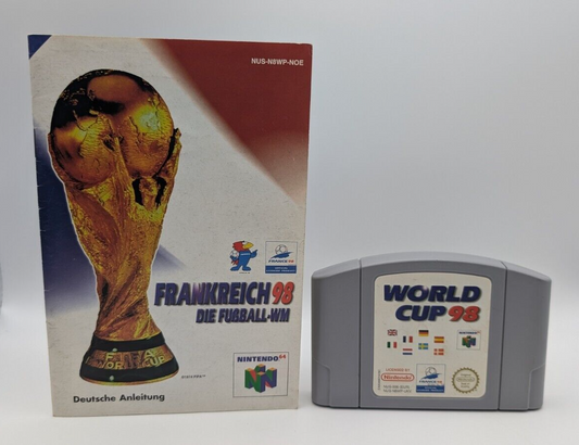 World Cup 98 Frankreich WM - Modul - Anleitung - Nintendo 64 N64
