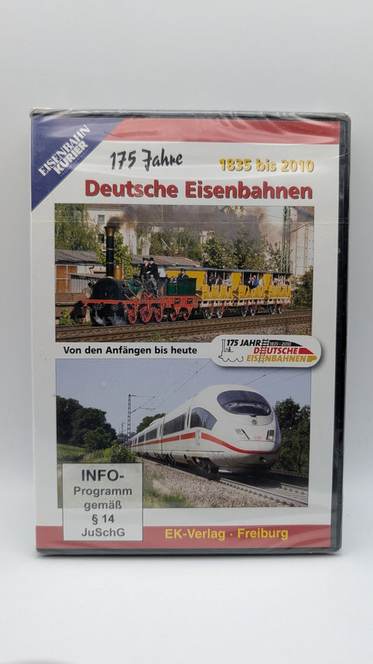 Eisenbahn Kurier - 175 Jahre Deutsche Eisenbahnen - 1835-2010 - DVD NEU