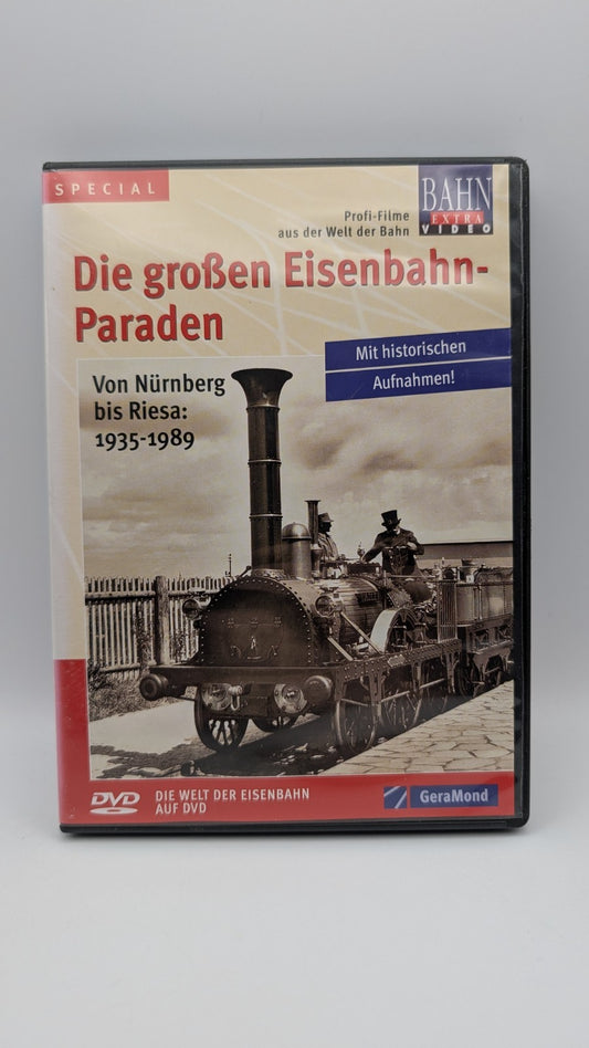 Die große Eisenbahn-Paraden Nürnberg bis Riesa - Bahn Extra Video Geramond - DVD