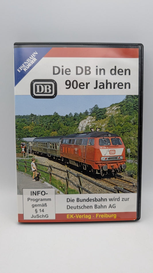 Eisenbahn Kurier - Die DB in den 90er Jahren - Bundesbahn Deutsche Bahn AG - DVD