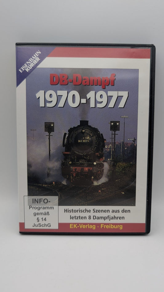 Eisenbahn Kurier - DB-Dampf 1970-1977 - Szenen aus den letzten 8 Dampfjahren DVD