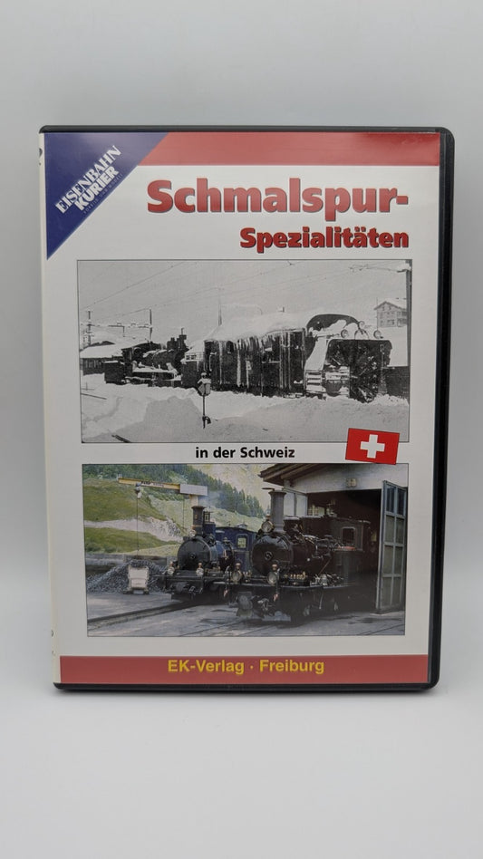 Eisenbahn Kurier - Schmalspur Spezialitäten in der Schweiz - DVD