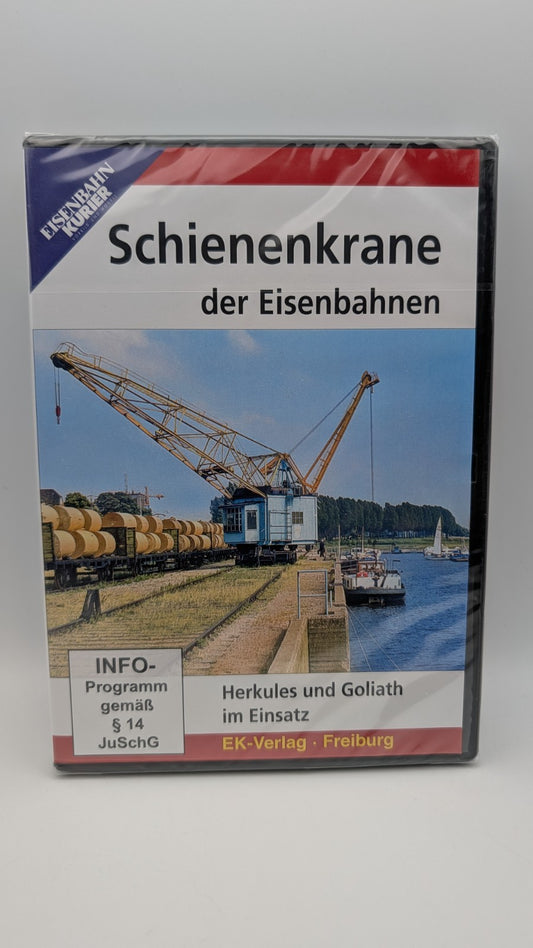Eisenbahn Kurier - Schienenkrane der Eisenbahnen - DVD NEU