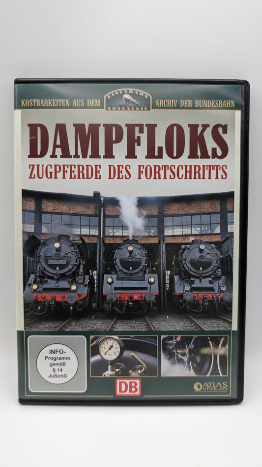 Eisenbahn Nostalgie - Dampfloks Zugpferde des Fortschritts Archiv Bundesbahn DVD