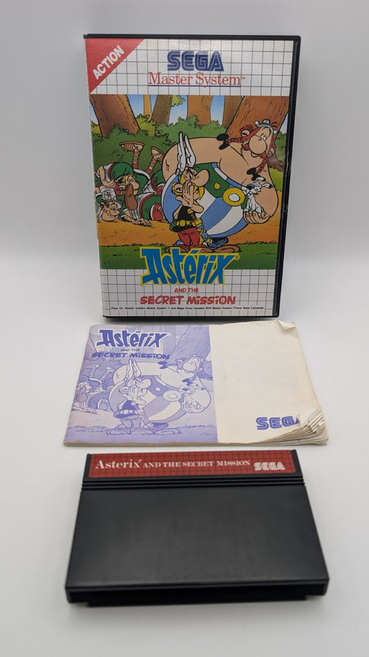 Asterix and the Secret Mission - OVP - Modul - Anleitung - Sega Master System
