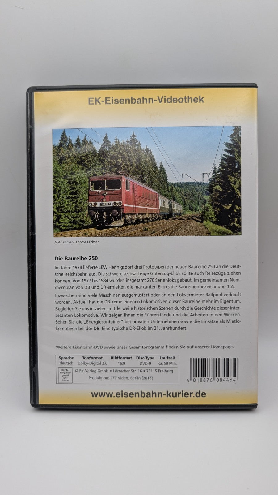 Eisenbahn Kurier - Die Baureihe 250 - Der Energiecontainer - DVD