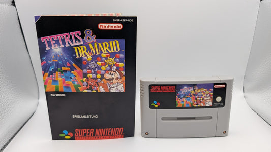 Tetris & Dr. Mario - Modul - Anleitung - Super Nintendo SNES 0076