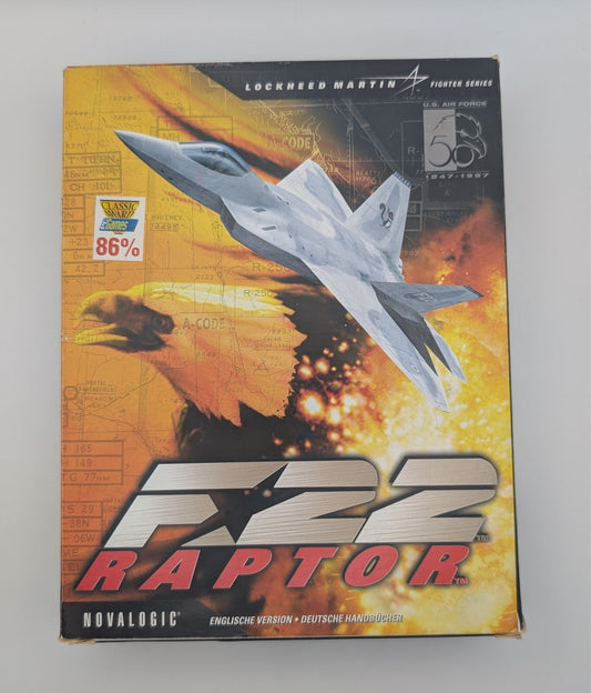 F22 Raptor - PC CD-ROM Big Box