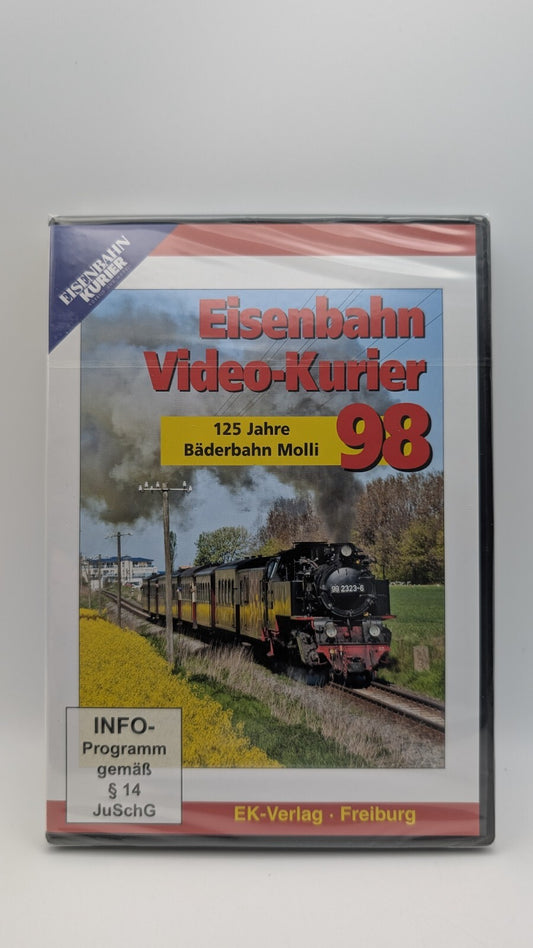 Eisenbahn Video Kurier 98 - 125 Jahre Bäderbahn Molli - DVD - NEU