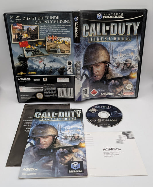 Call of Duty Finest Hour - OVP - Anleitung - Nintendo GameCube